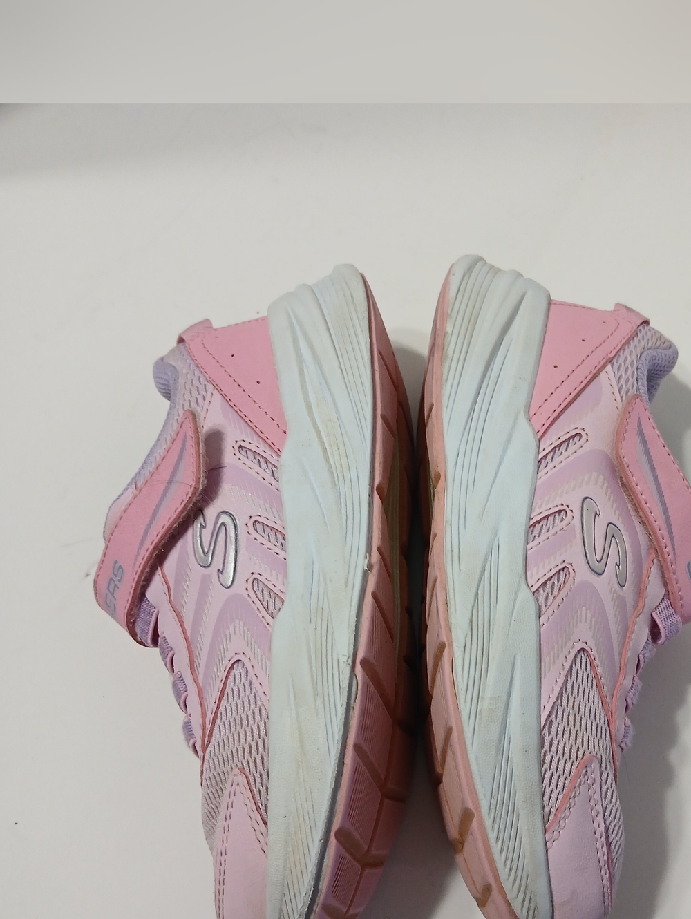 Skechers Kids Pink & Lavender Mesh Sneakers - Picture 6 of 8